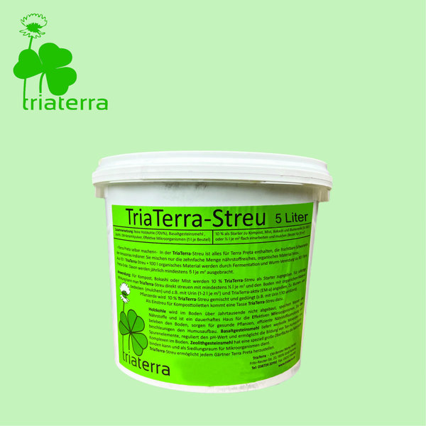 TriaTerra-Streu -  5-Liter-Eimer