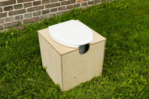 Einsteigerpaket: Toilette Holz Luxus